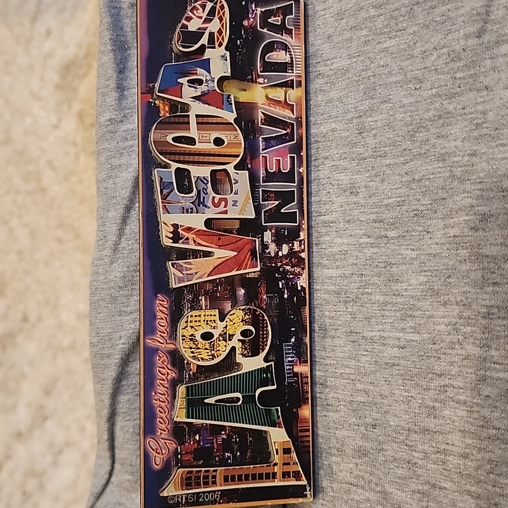 3D Las Vegas Nevada Souvenir Magnet